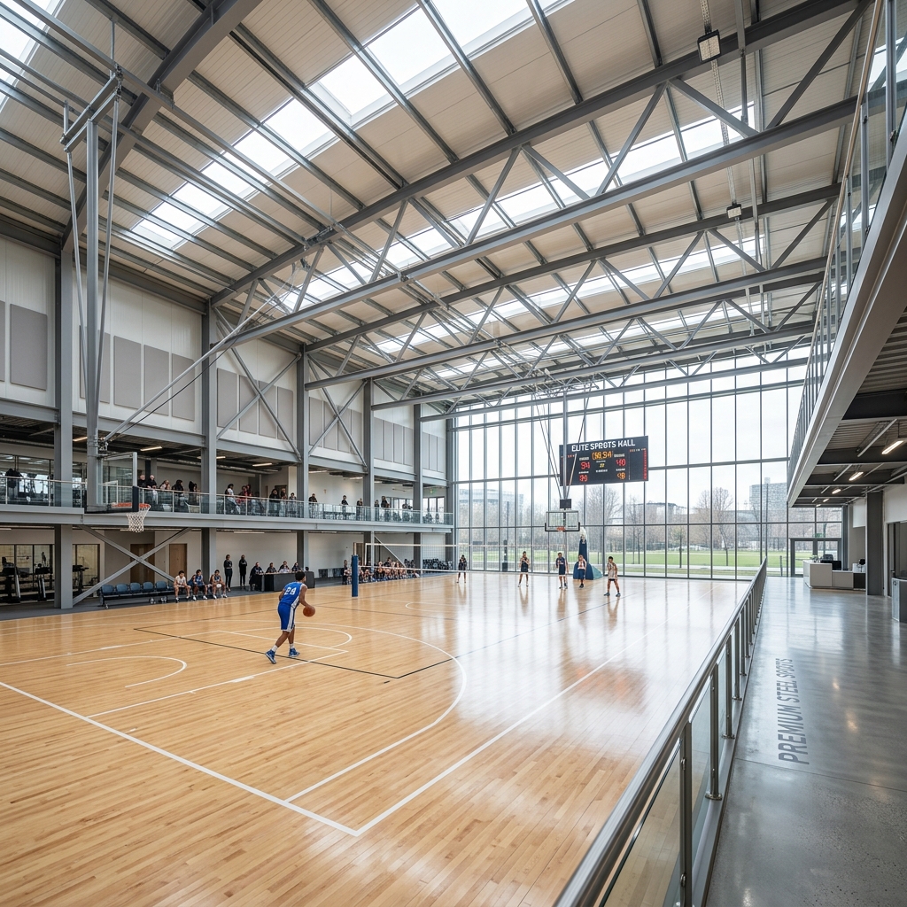 Çelik Spor Salonu Proje 2