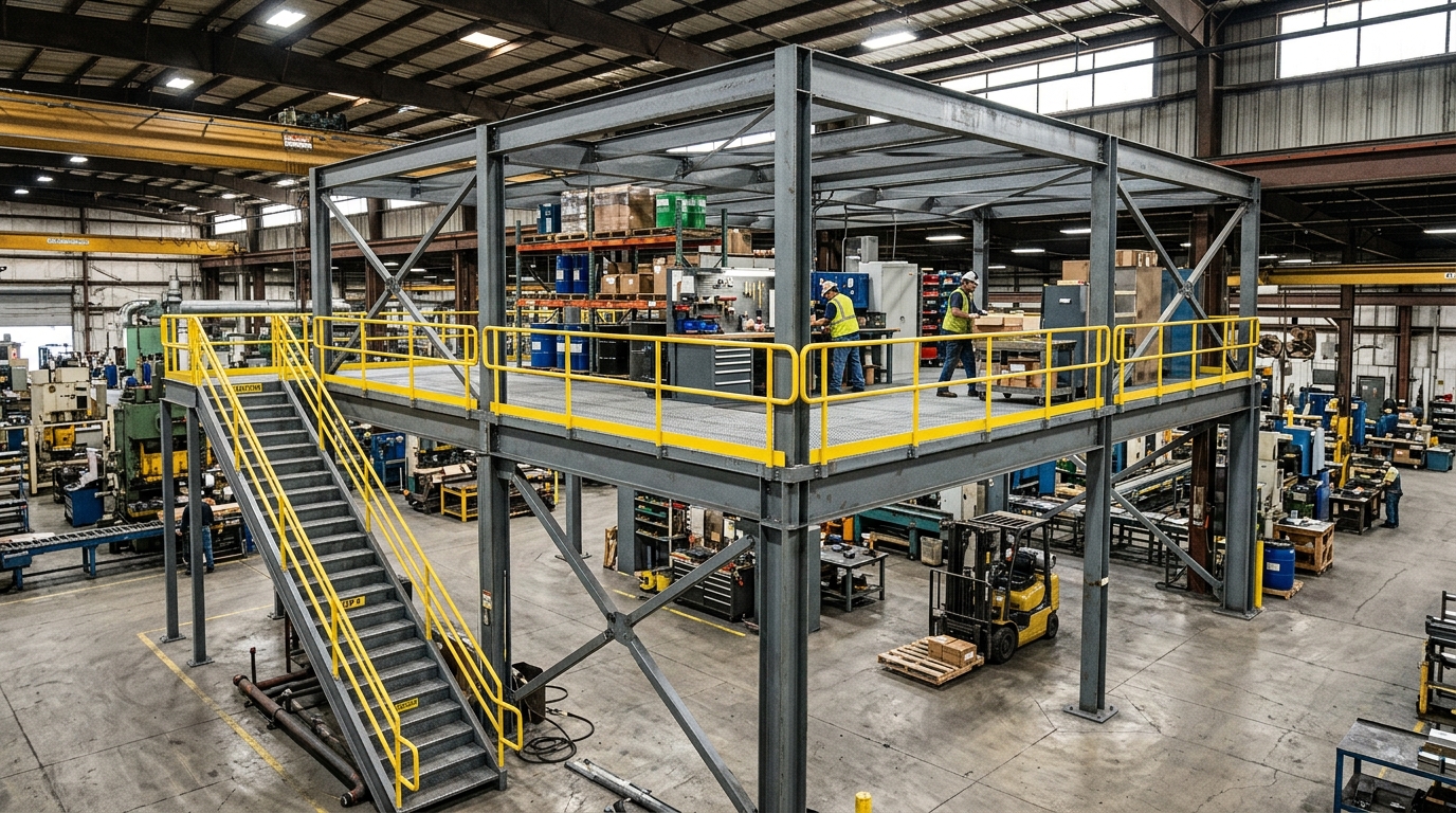 Fabrika İçi Ağır Yük Asma Katı