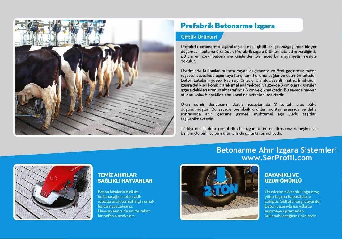 Büyükbaş Ahır Prefabrik Betonarme Izgara Fiyatları Büyükbaş Ahır Prefabrik Betonarme Izgara Fiyatları